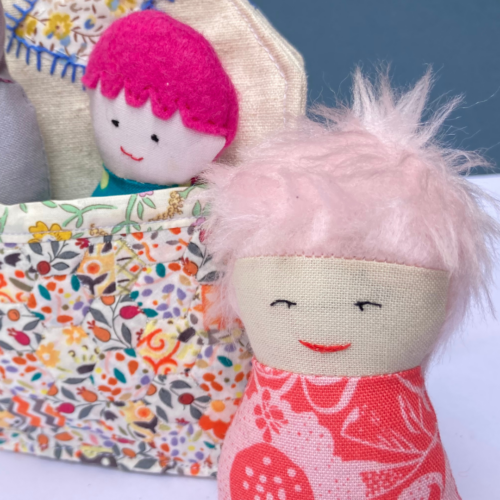 A Tiny Doll Family Sewing pattern