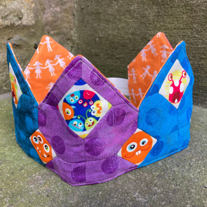 Fabric Crown - English Paper pieced