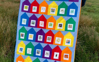 Staying home polaroid quilt sewing pattern