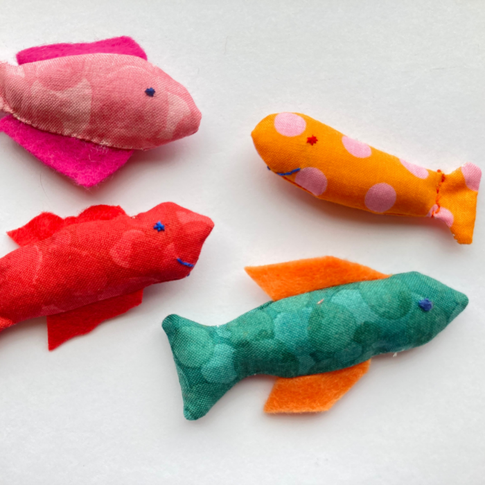 Tiny Fish Toy Sewing pattern