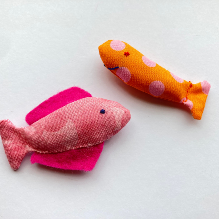 Tiny Fish Toy Sewing pattern