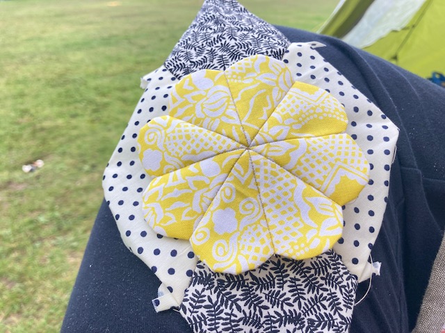 camping sewing - beautiful flowers