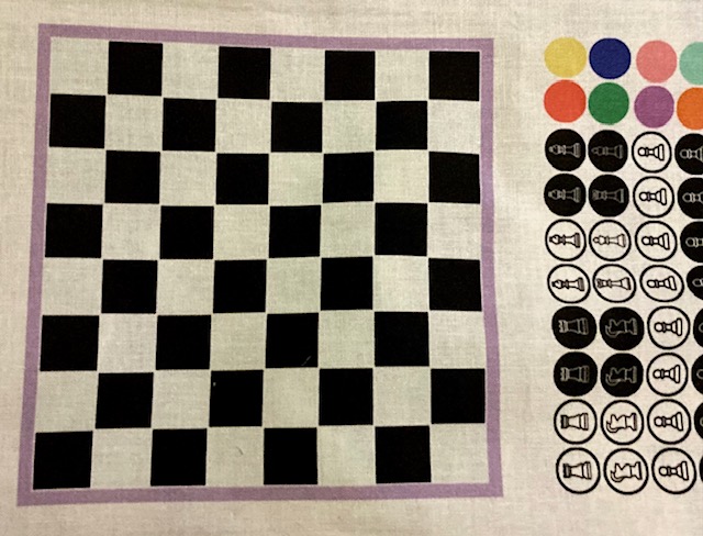 fabric chess set to be delivered to you
